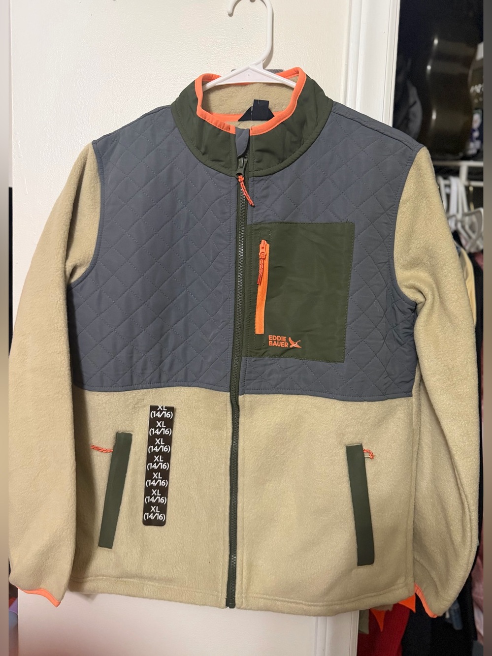 NWT; Eddie Bauer kid’s polar fleece jacket